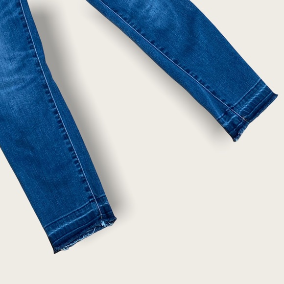 DENIM FORUM The Nico Mid Rise Skinny Crop Size 25 EUC - Picture 6 of 16